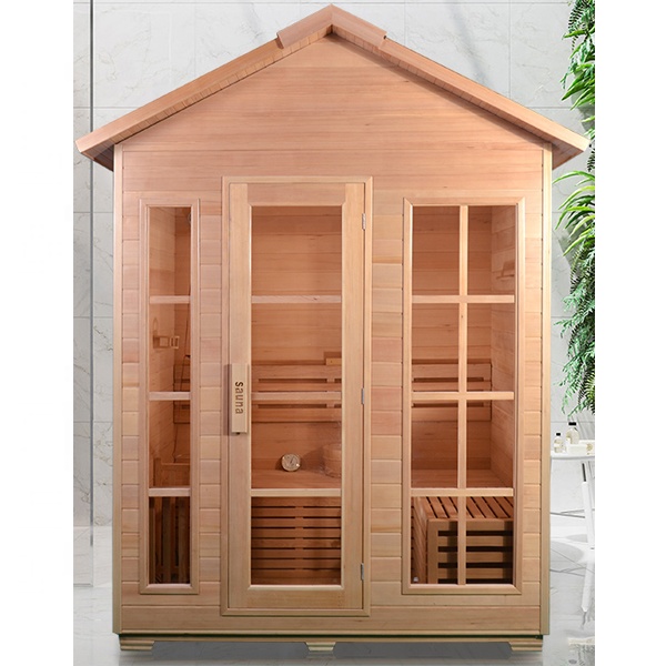 Aussensauna Landhausstil ZEDER **Package Deal**